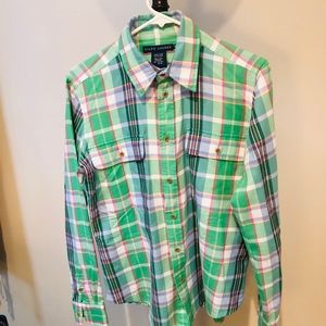 RALPH LAUREN Plaid button shirt Sz:14